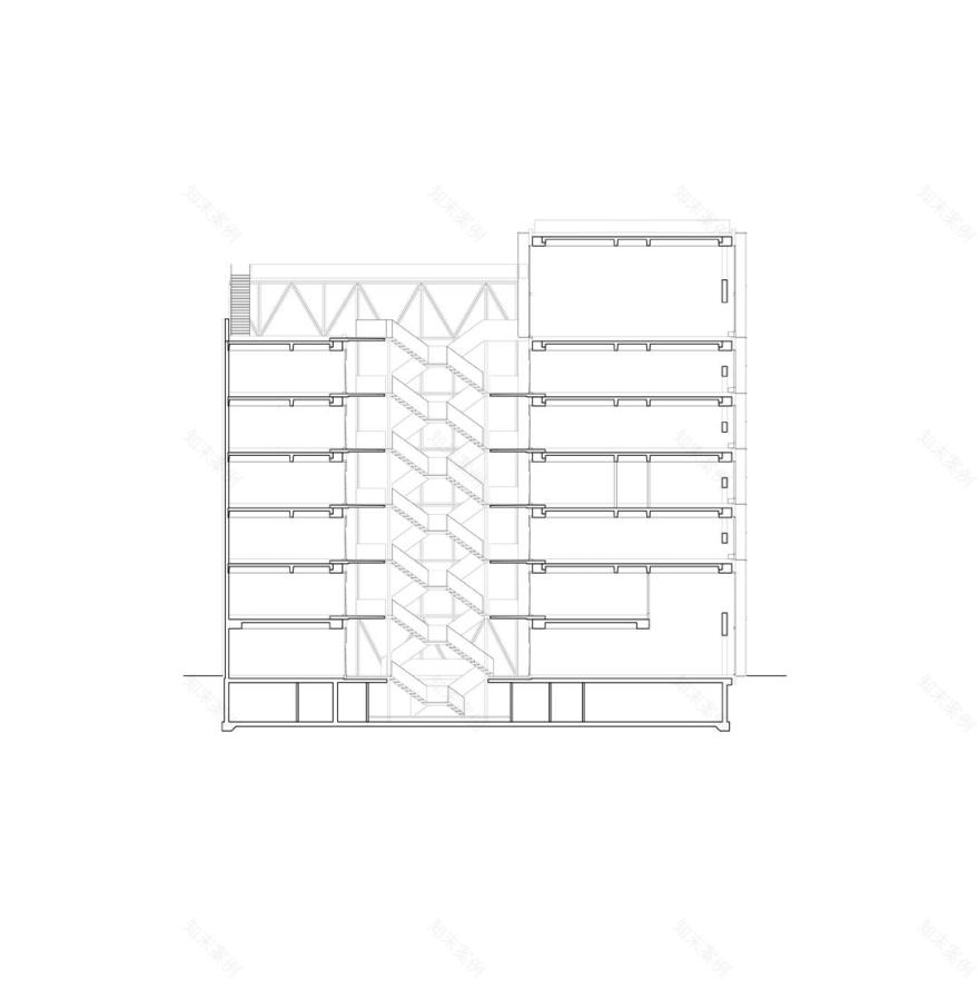 柏林 taz 新总部大楼 | 灵活办公空间,致敬经典结构-11