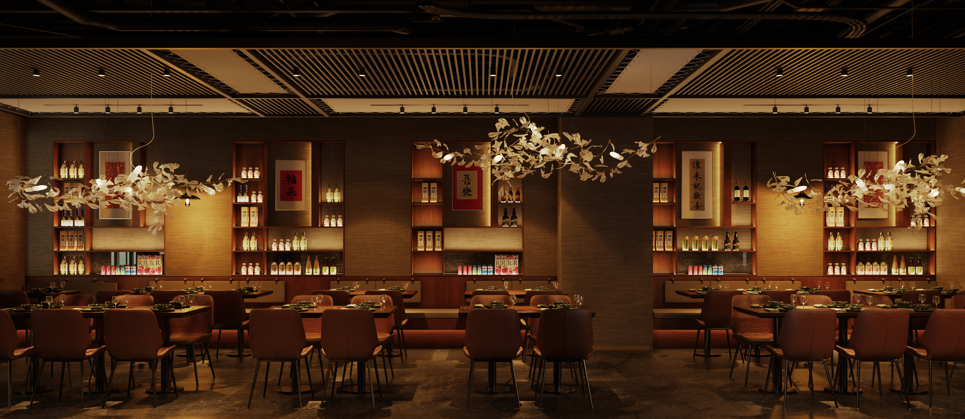 精致餐饮空间设计展示  卿家姆连锁店-11