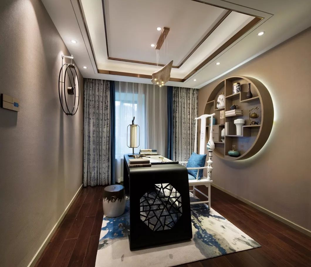 常德壹号府·新中式风格样板房设计丨中国常德丨伊派软装设计-24