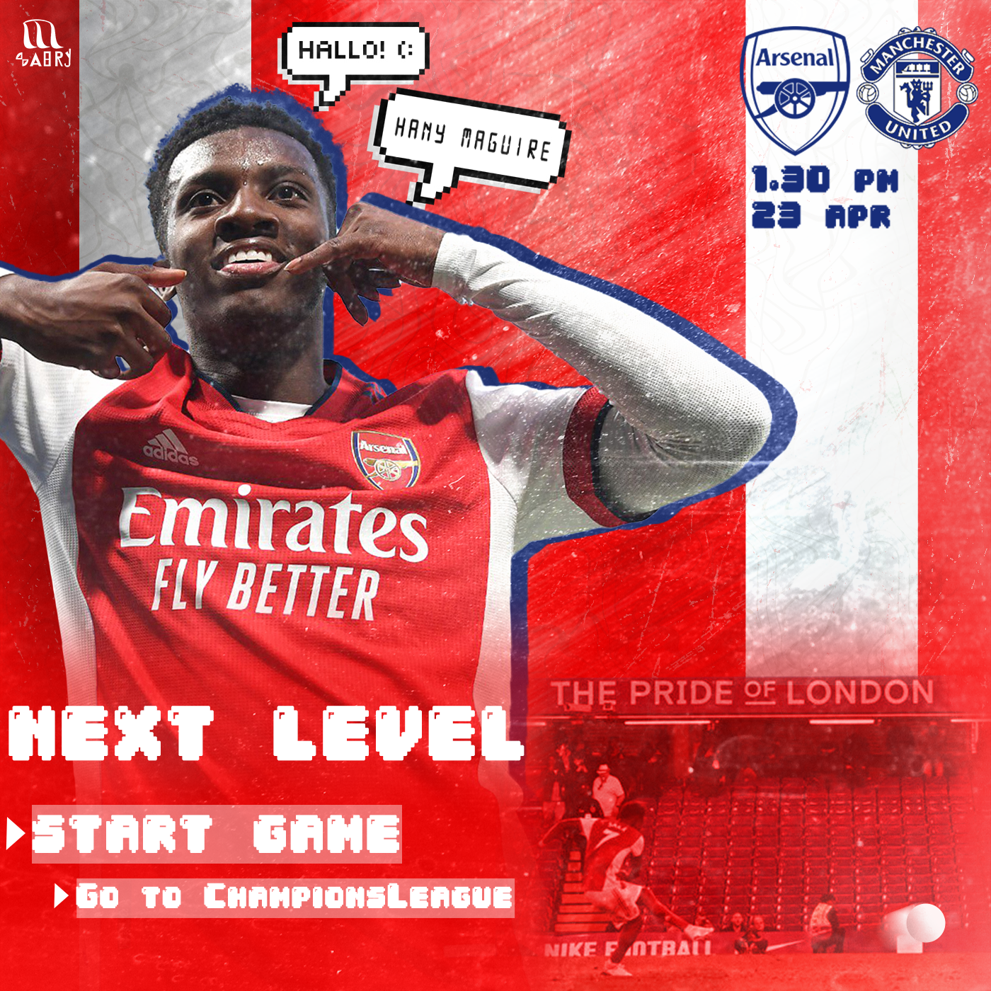 Pride of London - Arsenal Match Day Weekly update-13