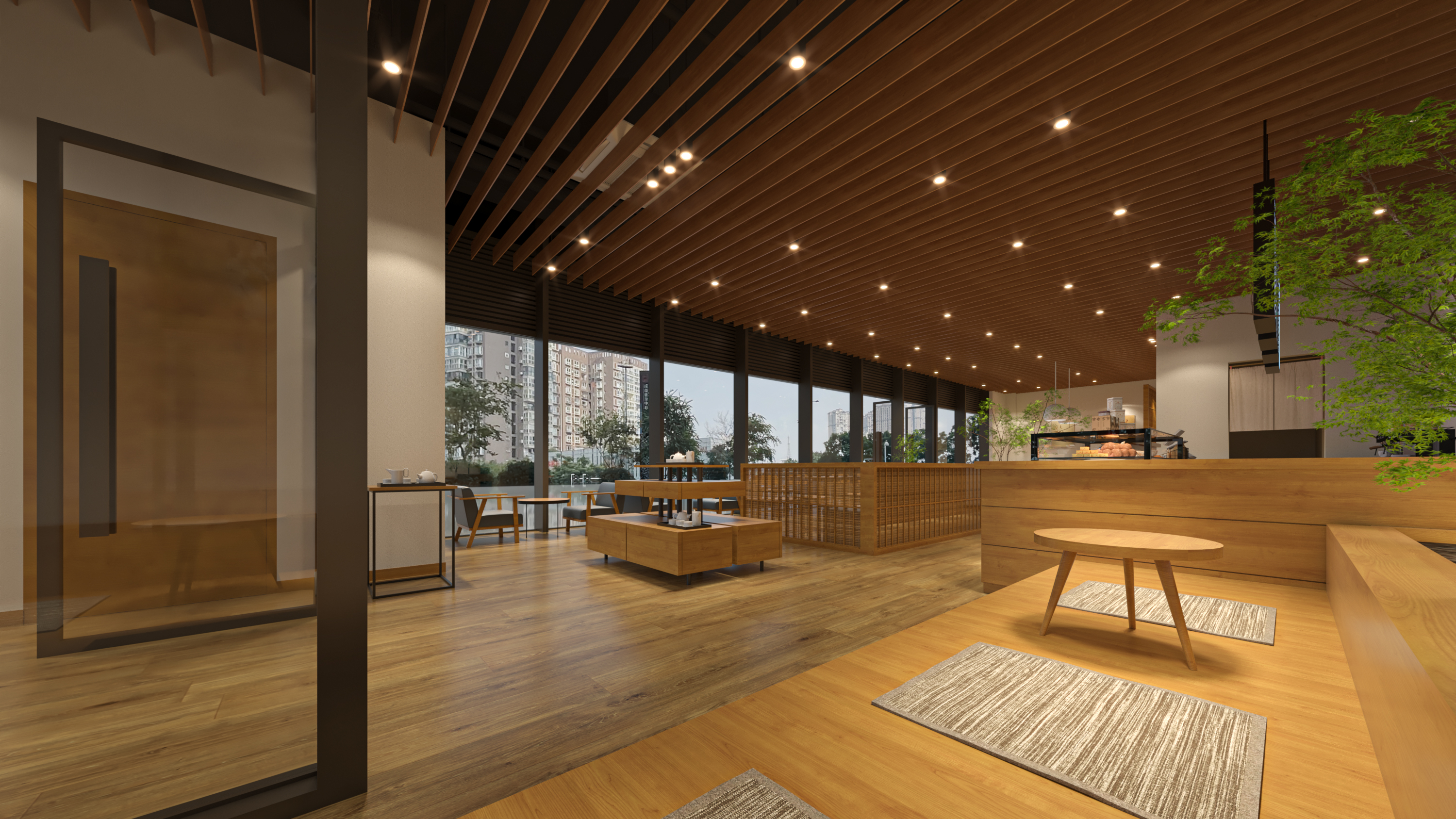 煮叶茶饮空间设计（包含北京五道口店,大吉巷店,APM店等）丨中国北京-7