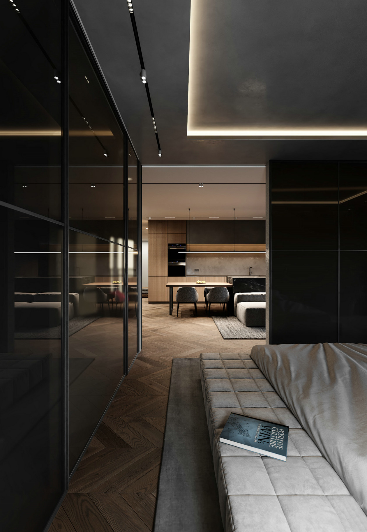 高级灰色系公寓设计-11