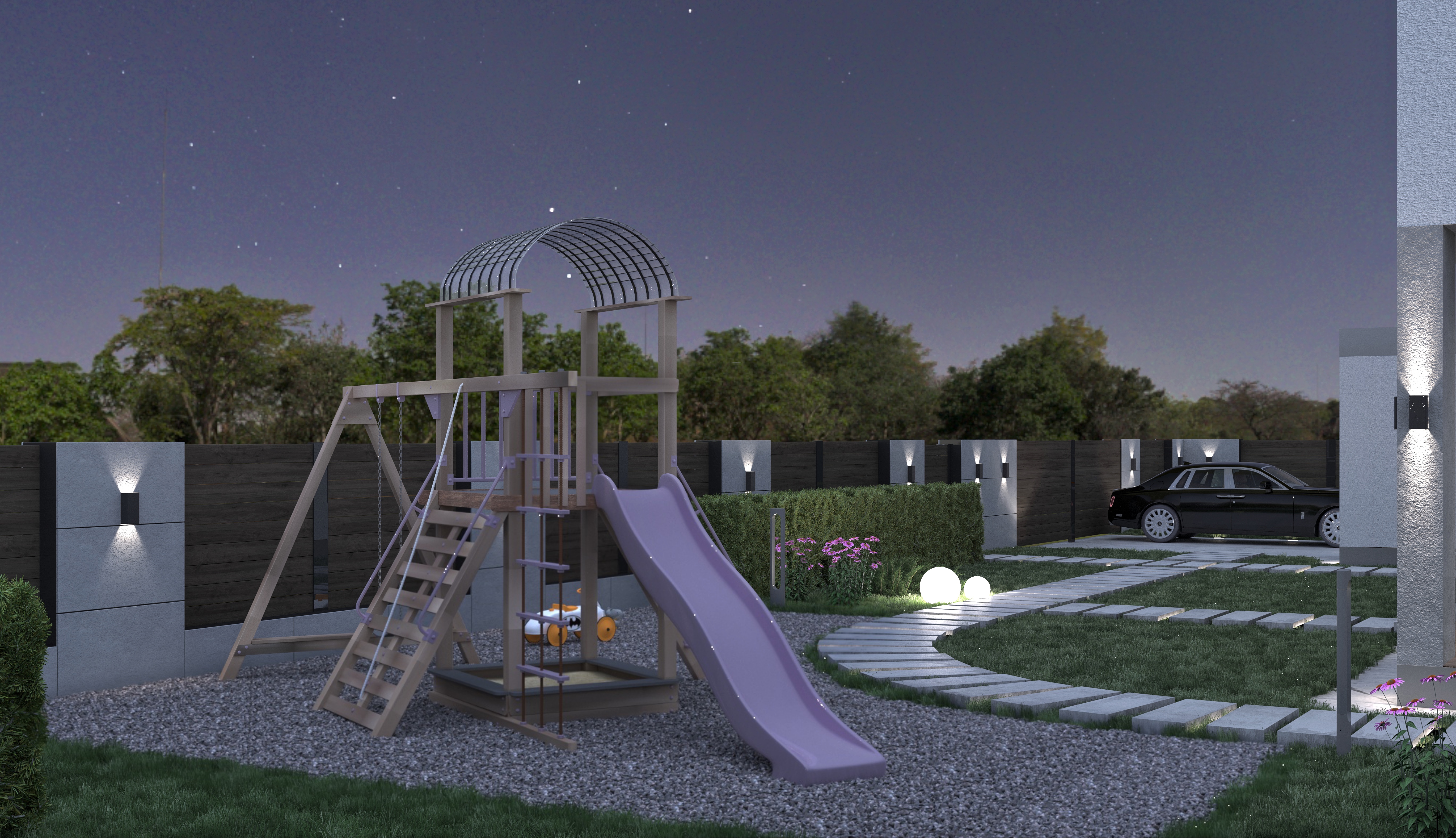 Дизайн – проект благоустройства приусадебного участка-9