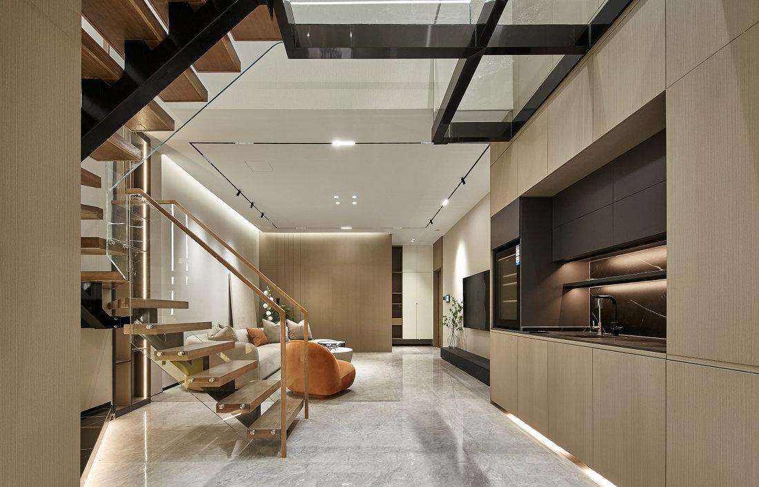 300㎡温暖原木风治愈系私宅-10