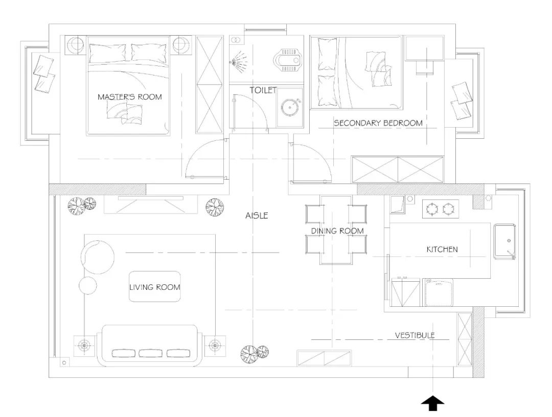 清新北欧混搭，63㎡小户型玩转空间魔法-19
