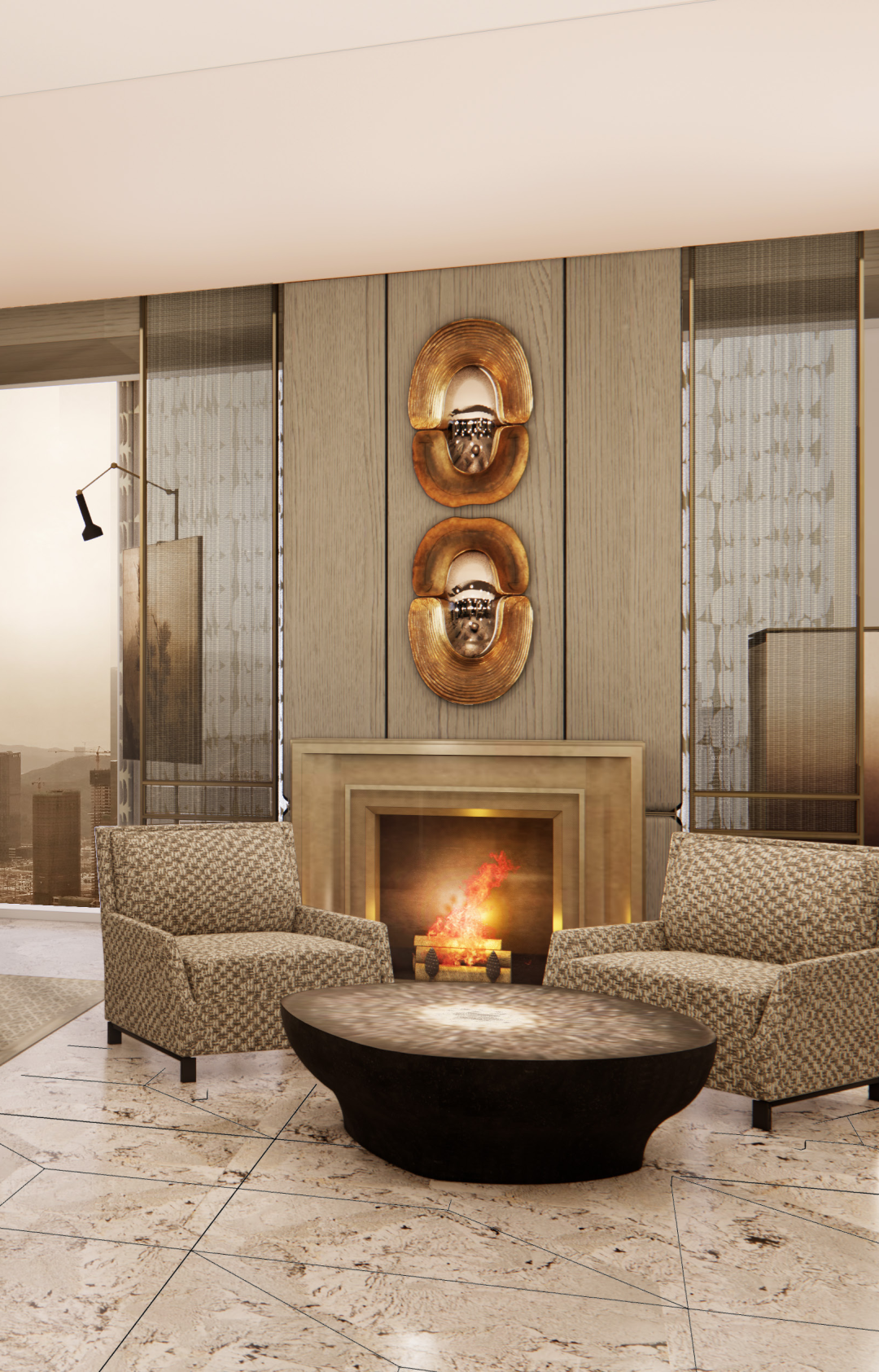 珠海琴澳湾1号「雲玺」425㎡超级大平层丨中国珠海丨建筑设计为Aedas凯达环球,室内设计为Yabu Pushelberg-0