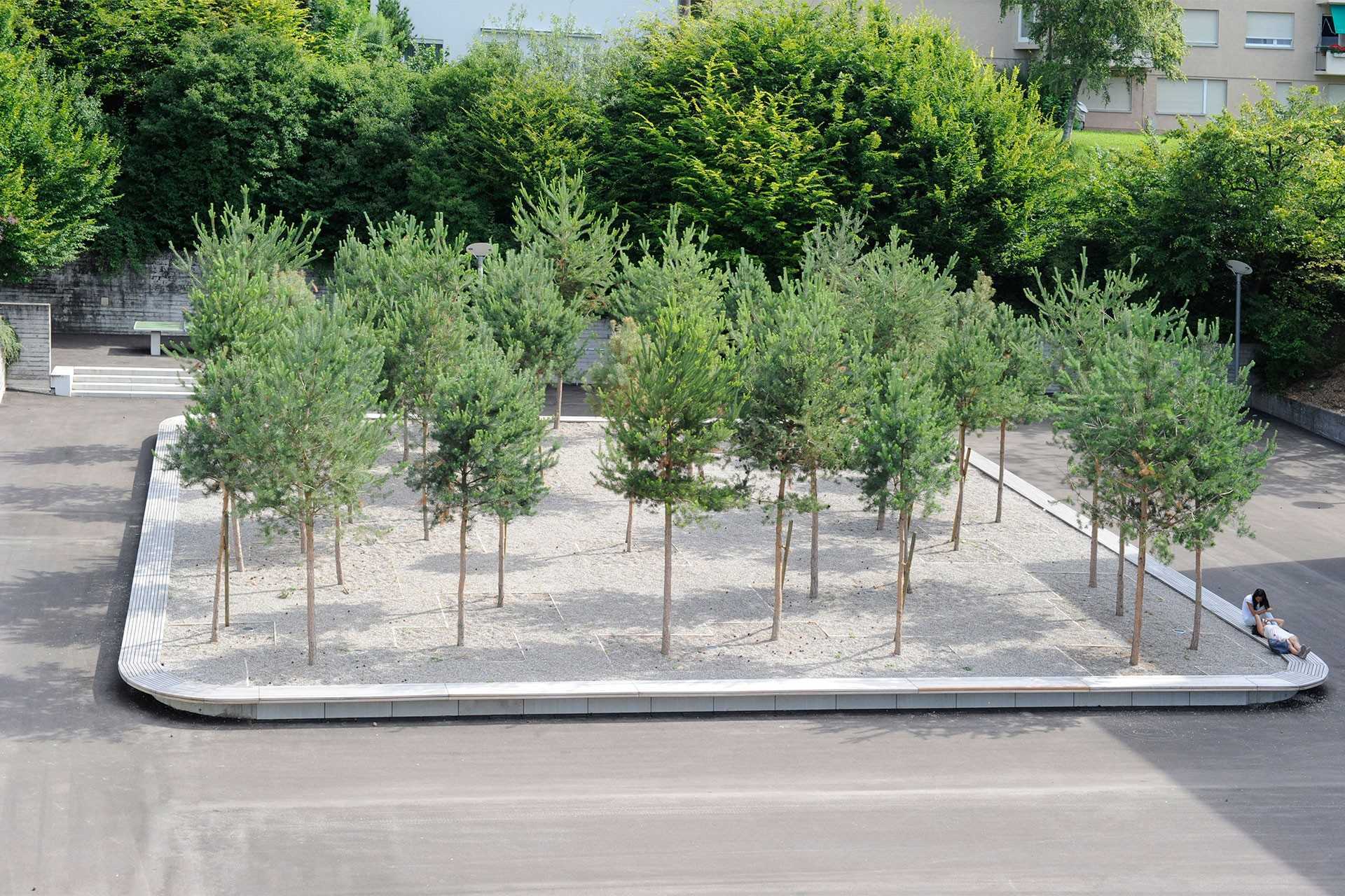 瑞士 Staefa 学校庭院-3