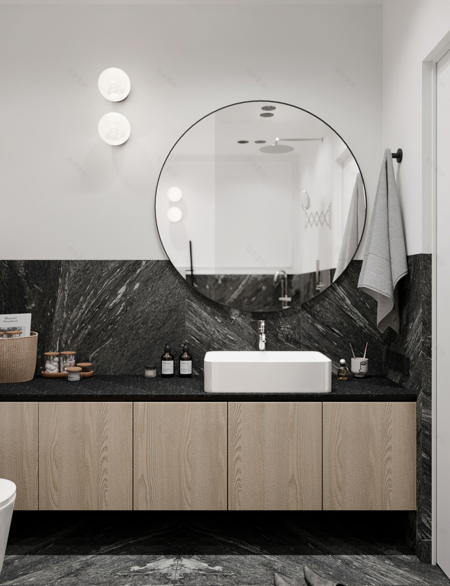 BALANCE COLOUR--78㎡一室户,简约的设计,储物超多!-75