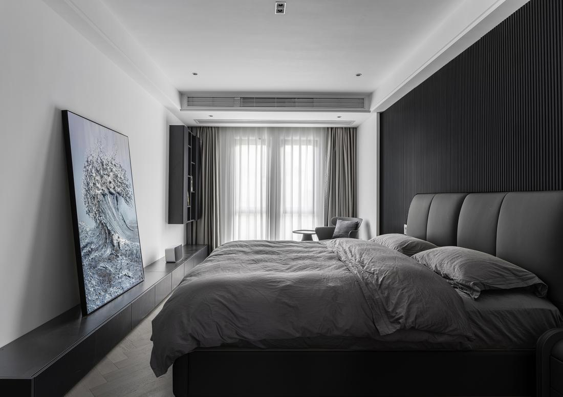 黑白灰的现代气质 · 西厨区与休闲区的完美融合-27