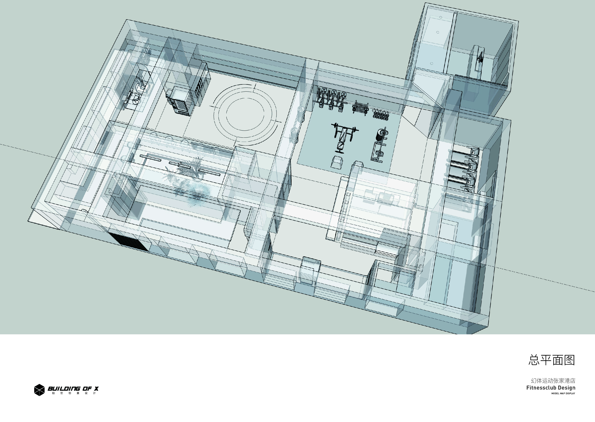 幻体运动张家港店---FITNESSCLUB DESIGN 商业空间设计-3