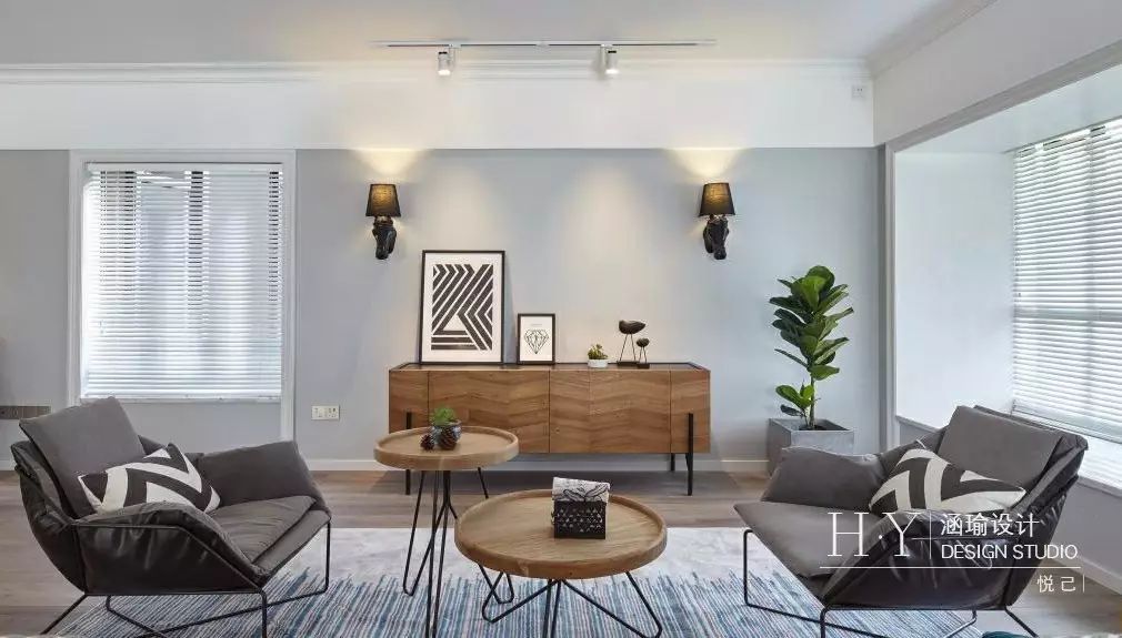 深圳涵瑜设计新作 | 悦己,北欧时尚的幸福家园-19