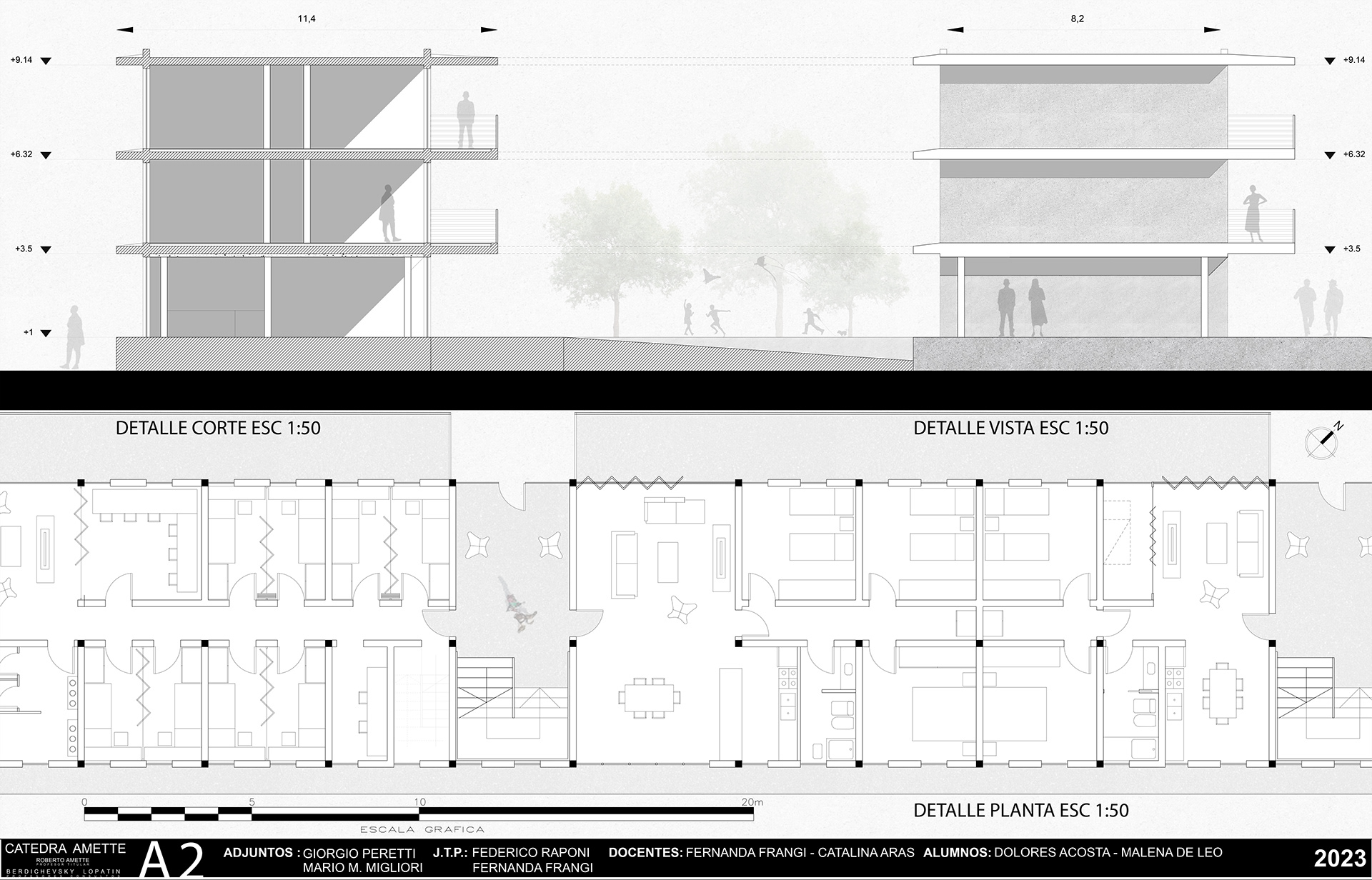 Edificio de Viviendas | A2 Cátedra Amette | 2023-4