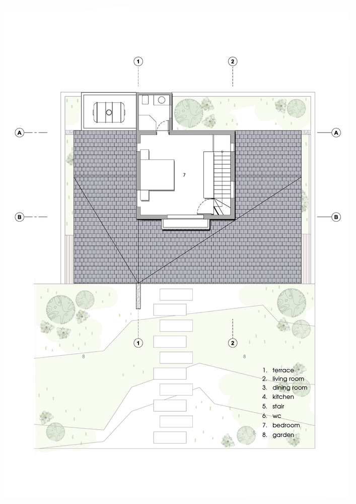 越南河内褶皱屋顶住宅丨TOOB STUDIO · Office Profile-63