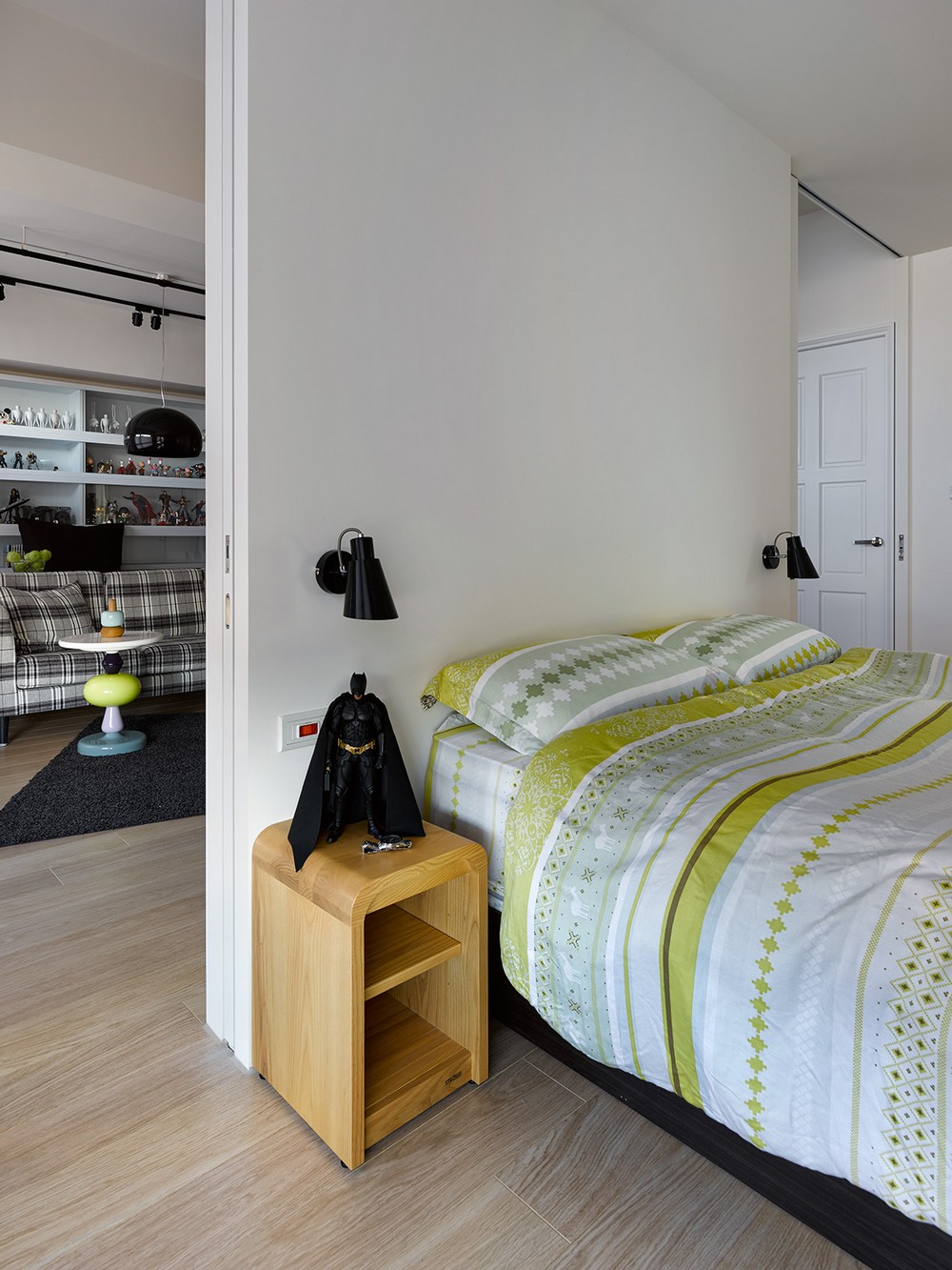 带有整墙置物架的概念风公寓设计丨中国台湾丨Ganna Design Studio-12