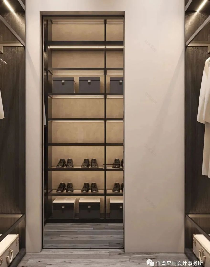 法式轻奢之美·竹墨空间设计事务所 200㎡艺术住宅-47