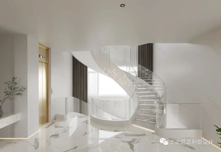 御翠园现代简约别墅设计丨中国长春丨上止营造别墅设计-11