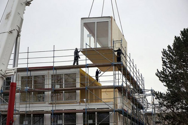 由预制木制模块组成的小学建设丨德国法兰克福丨NBAK建筑事务所-7