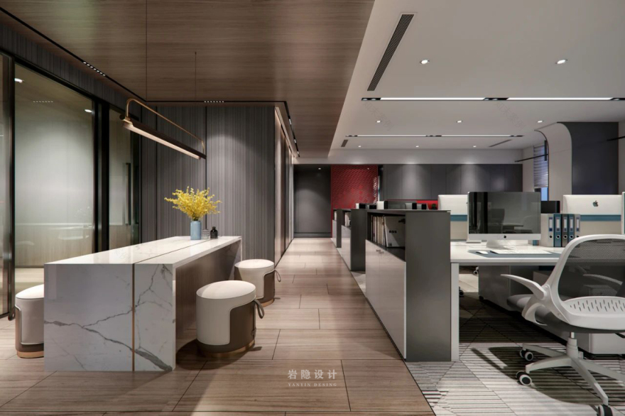 华丽集团办公楼与室内空间设计-14