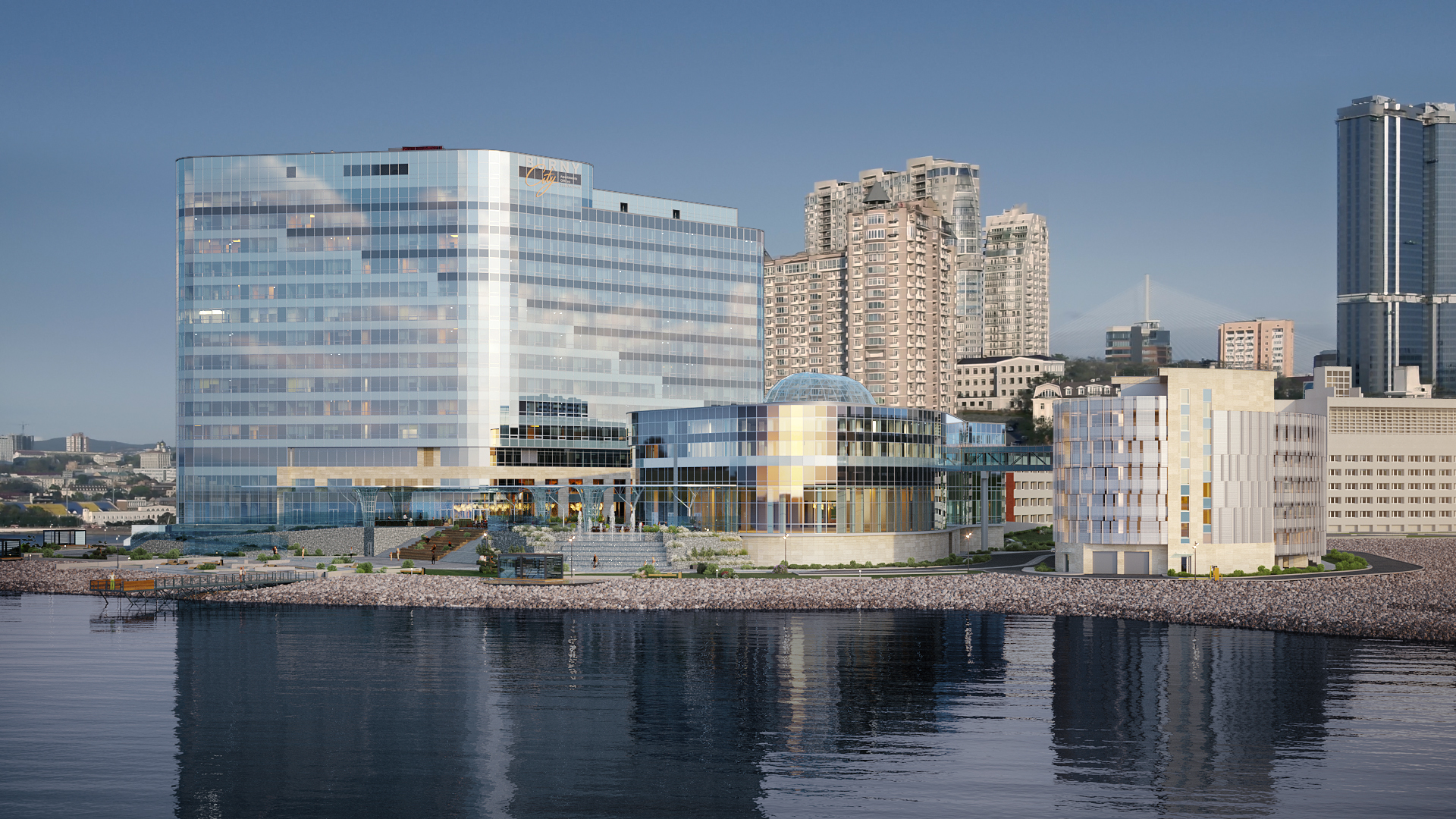 BURNY CITY 多功能酒店和商业中心丨俄罗斯丨西伯利亚投资建筑公司-11