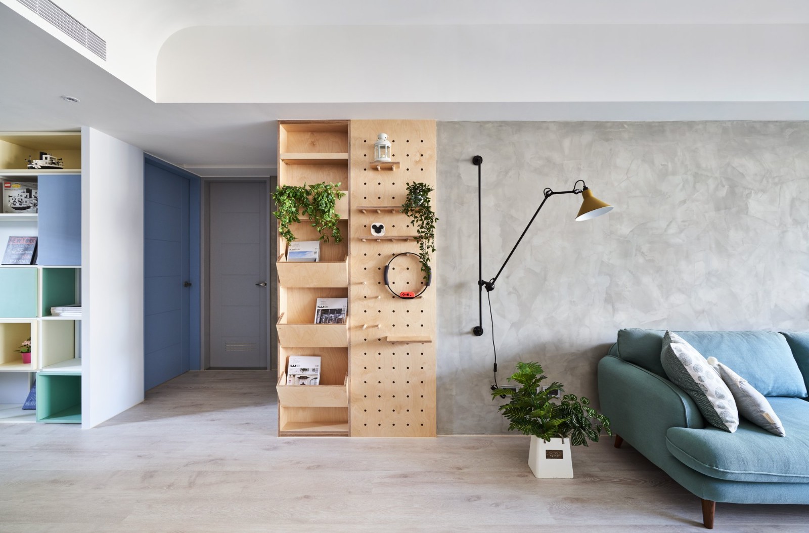 乐创空间设计 | 原木色浅蓝打造舒适生活-4