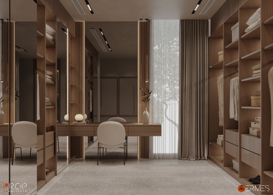 别墅室内装饰;别墅内部空间(结合常见语境,这里VILLA INTERIOR更可能指别墅的室内情况,比如室内装修、室内设计等方面,别墅室内装饰较符合常见表意,但别墅内部空间也可表达一定含义,若有具体场景信息可进一步精准翻译) 丨沙特阿拉伯吉赞丨PROP & AERMES ARCHITECTS-11