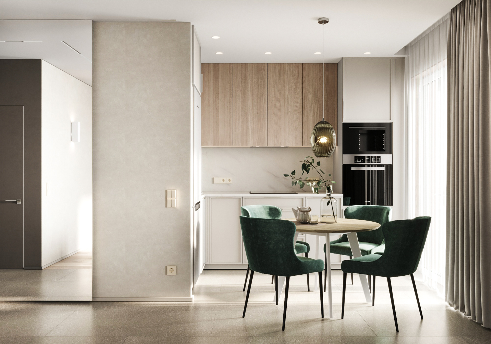 宁静美感的公寓设计-6