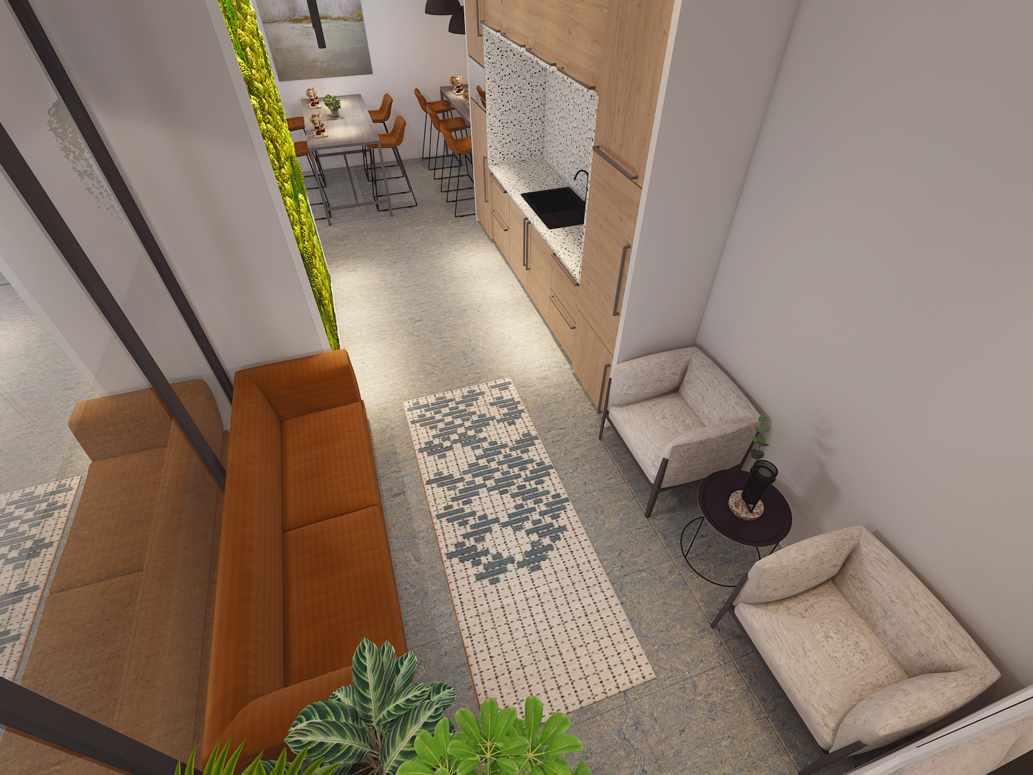 TDW办公室及仓库内部空间
 
注：由于不清楚TDW代表的具体内容，这里按保留处理如果TDW有特定含义且你能给出相关信息，可替换成准确内容 丨UruguayFlorida-30