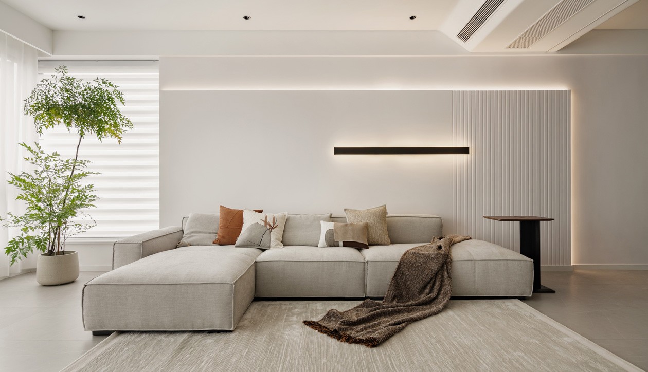 160 平白色现代风全案实景落地丨中国重庆丨琢信装饰-2