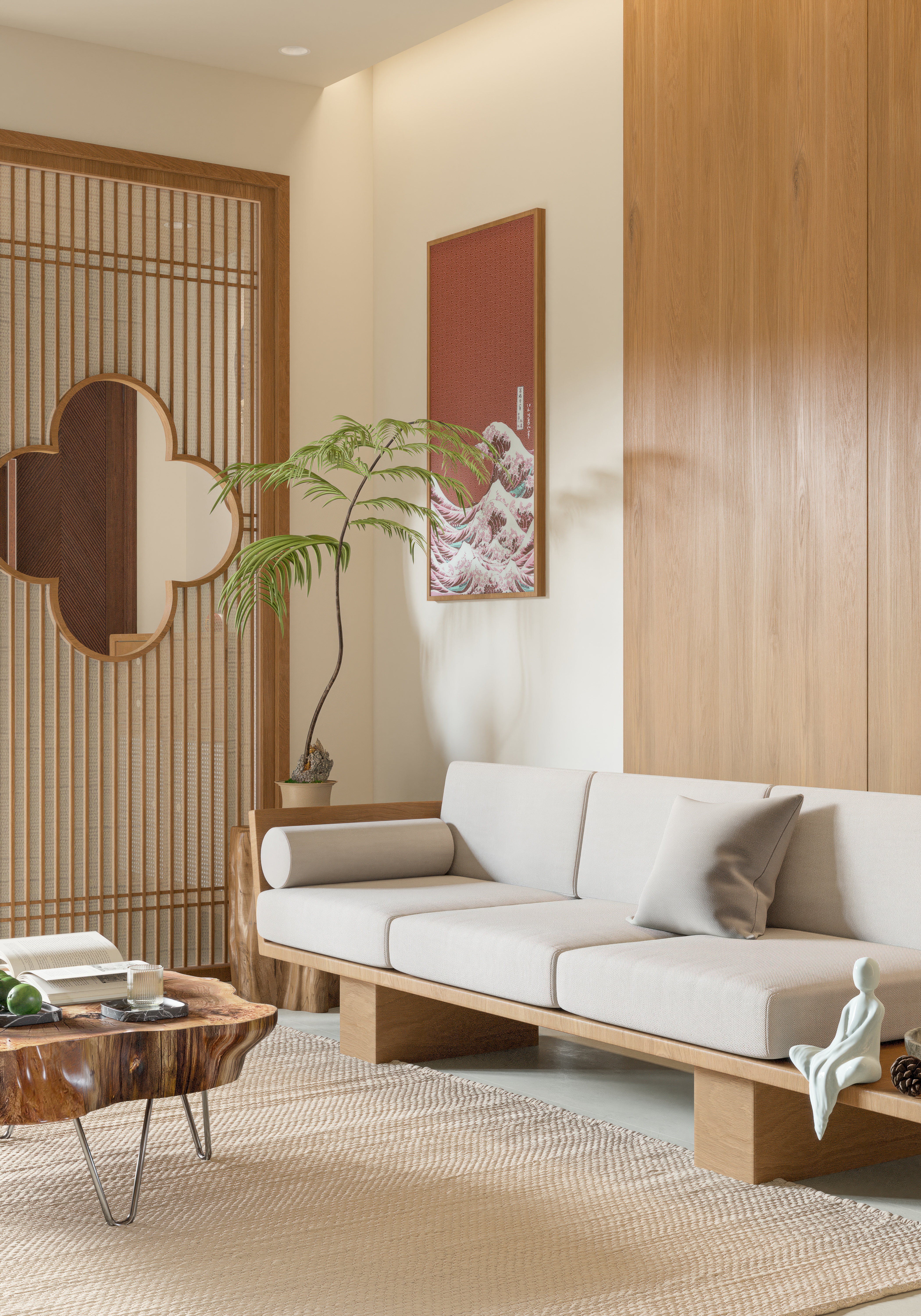 日式原木风效果表现-16