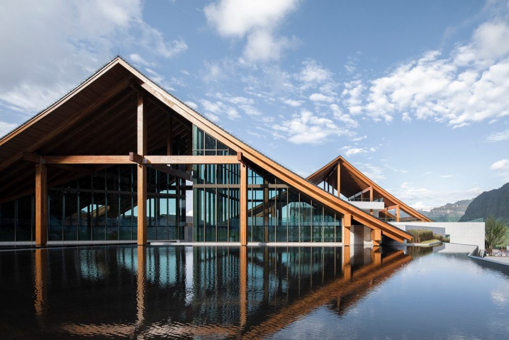 重庆雲山小镇 | 木结构艺术馆与景观的完美融合-43