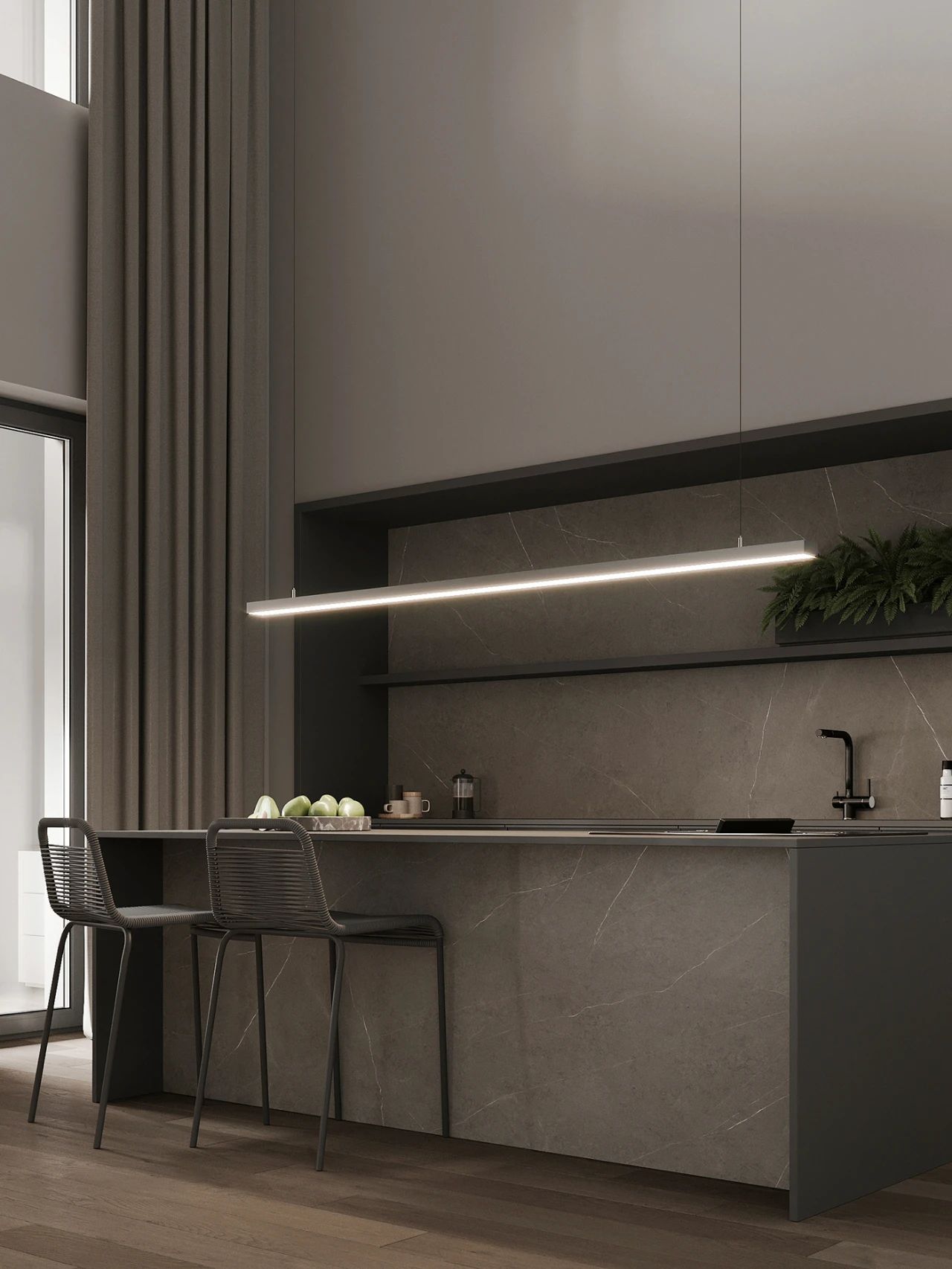 现代简约北欧风家居空间设计丨俄罗斯丨Aspecta Studio-42