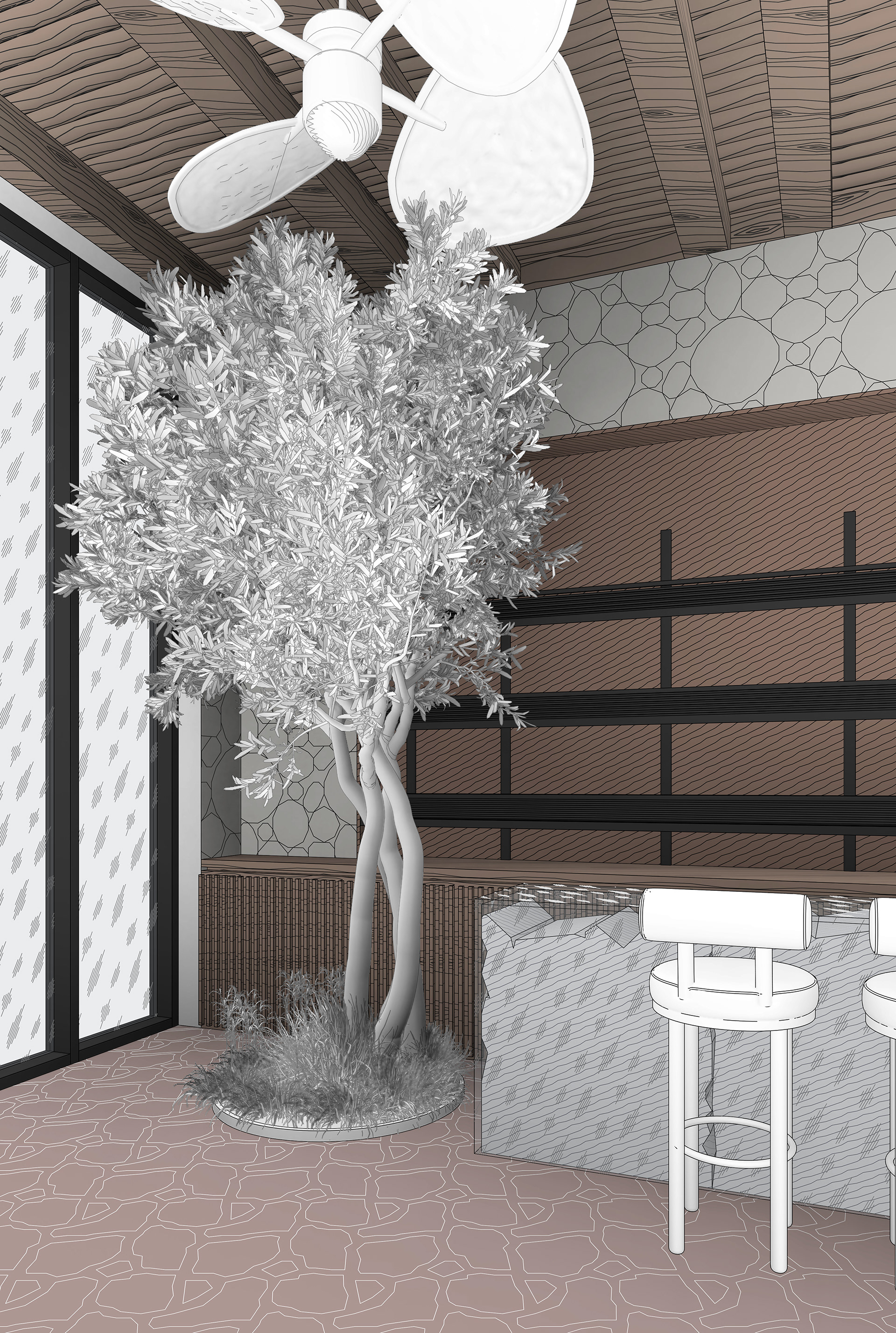 乡村·面包店丨沙特阿拉伯丨Dabdoub Studio-24