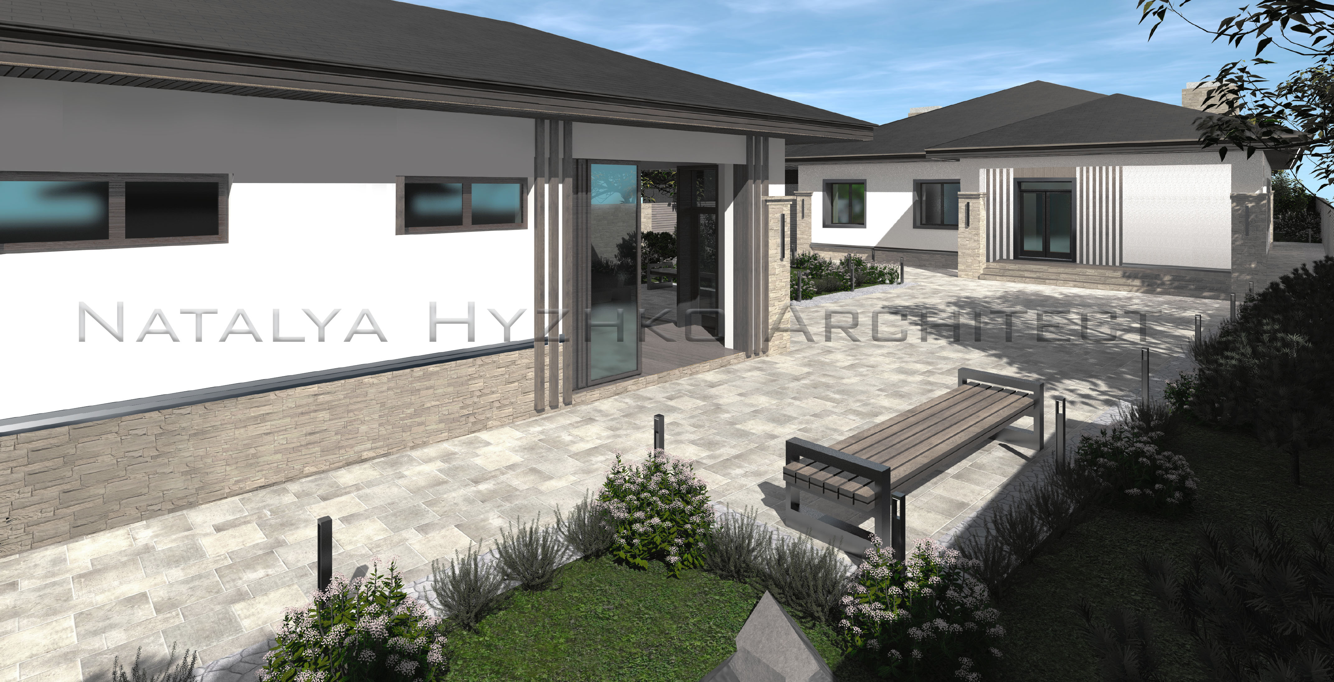 Ескіз намірів забудови садибної ділянки у м. Криий Ріг-2