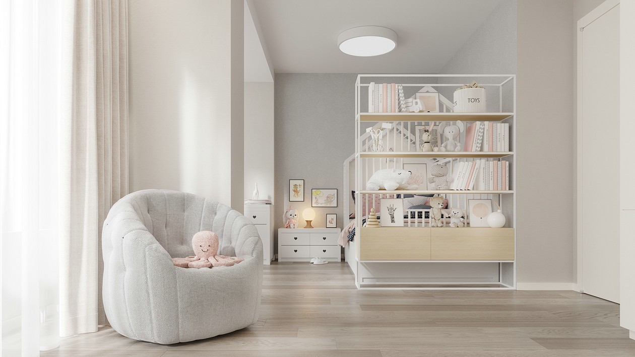 乌克兰上城 130平简约空间设计-9