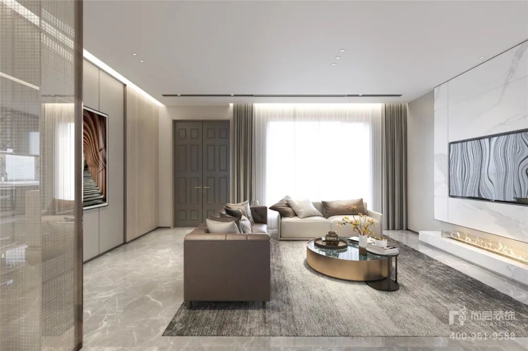 上海乔爱别墅 | 现代简约风,家的艺术表达-11