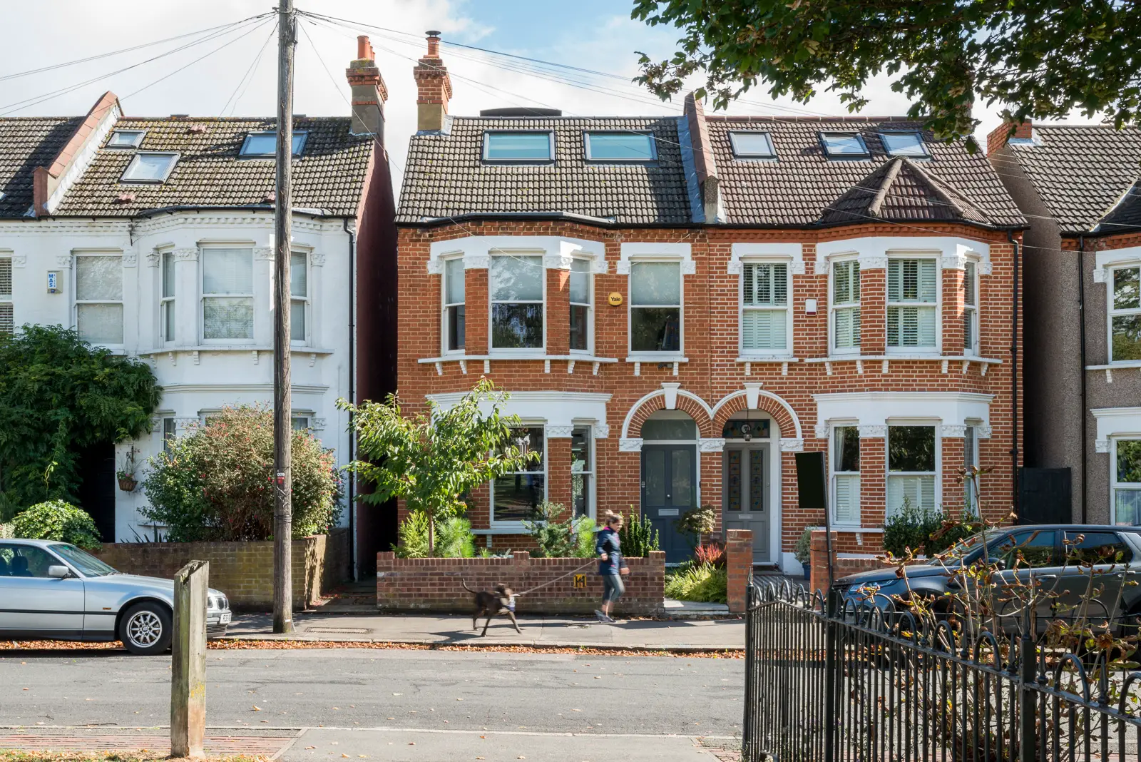 伦敦附近维多利亚式住宅的现代改造-23