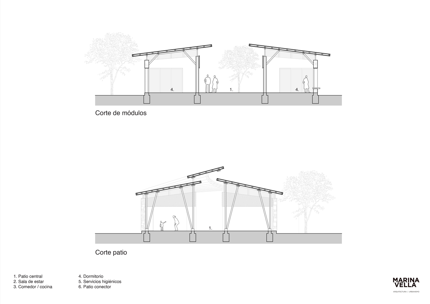 墨西哥竹构诗意栖息地丨Marina Vella Arquitectura-40