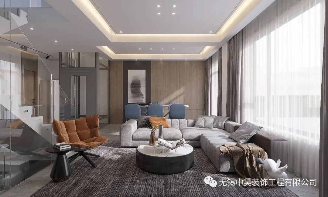 金轮·湖晓兰庭 | 现代中式风格别墅设计-19