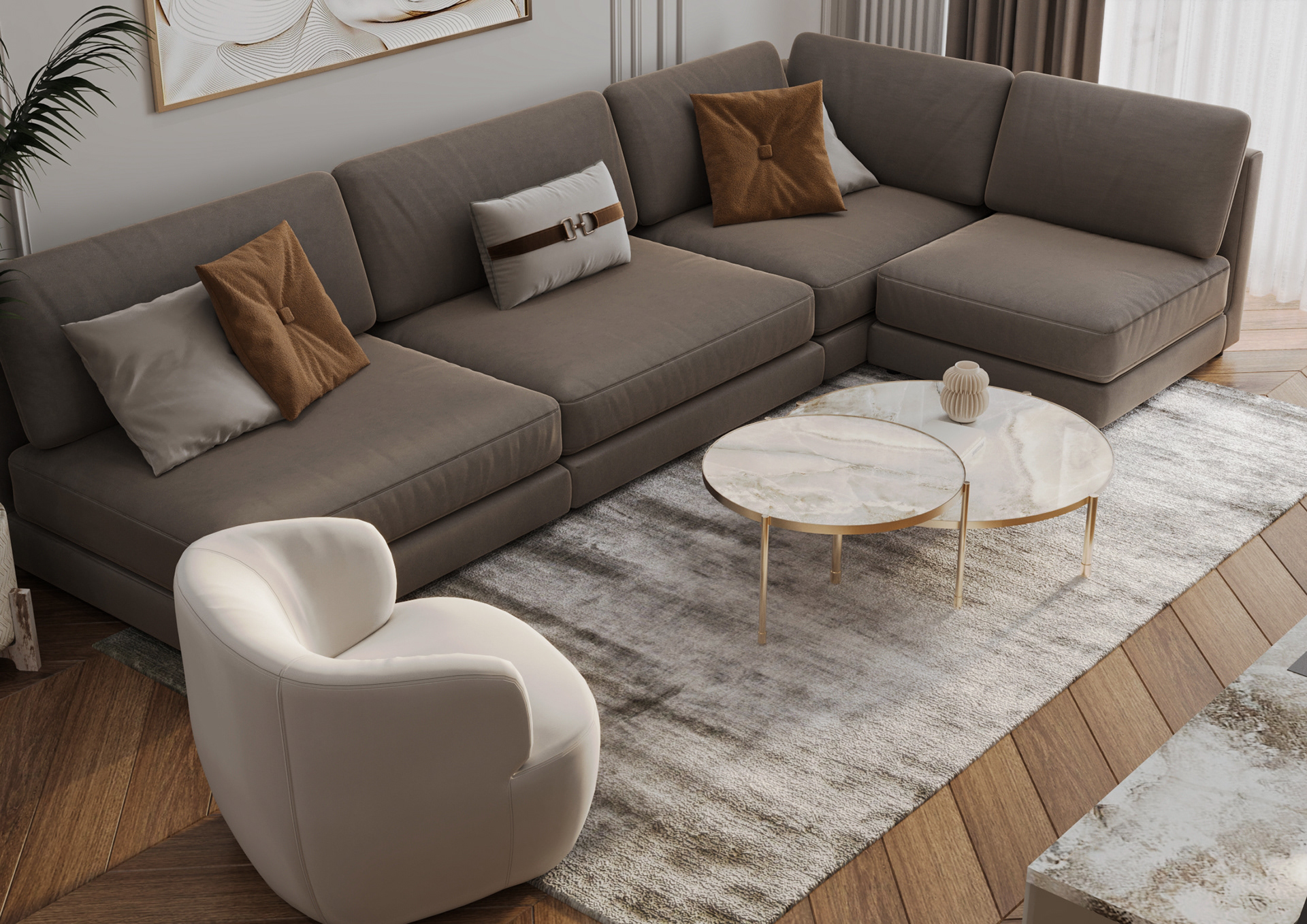 Neoclassic apartment design-25