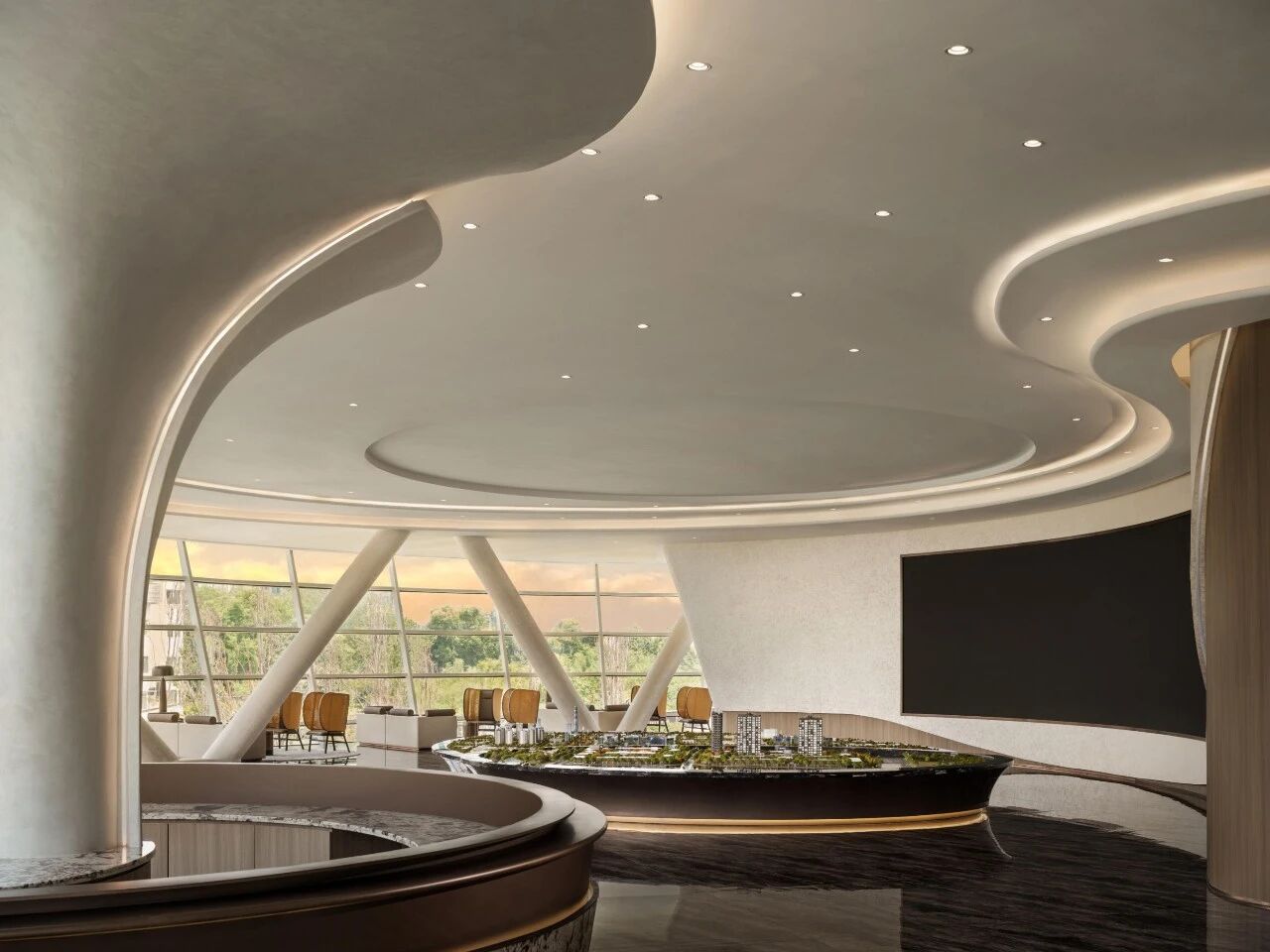 人居国贸林语上城营销中心丨中国成都丨赛拉维设计CLV . DESIGN-37