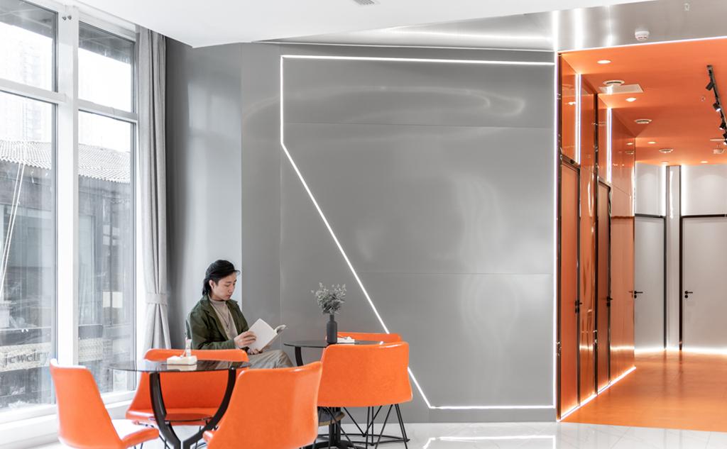 未来科技感高端美容院设计丨研筑国际设计-35