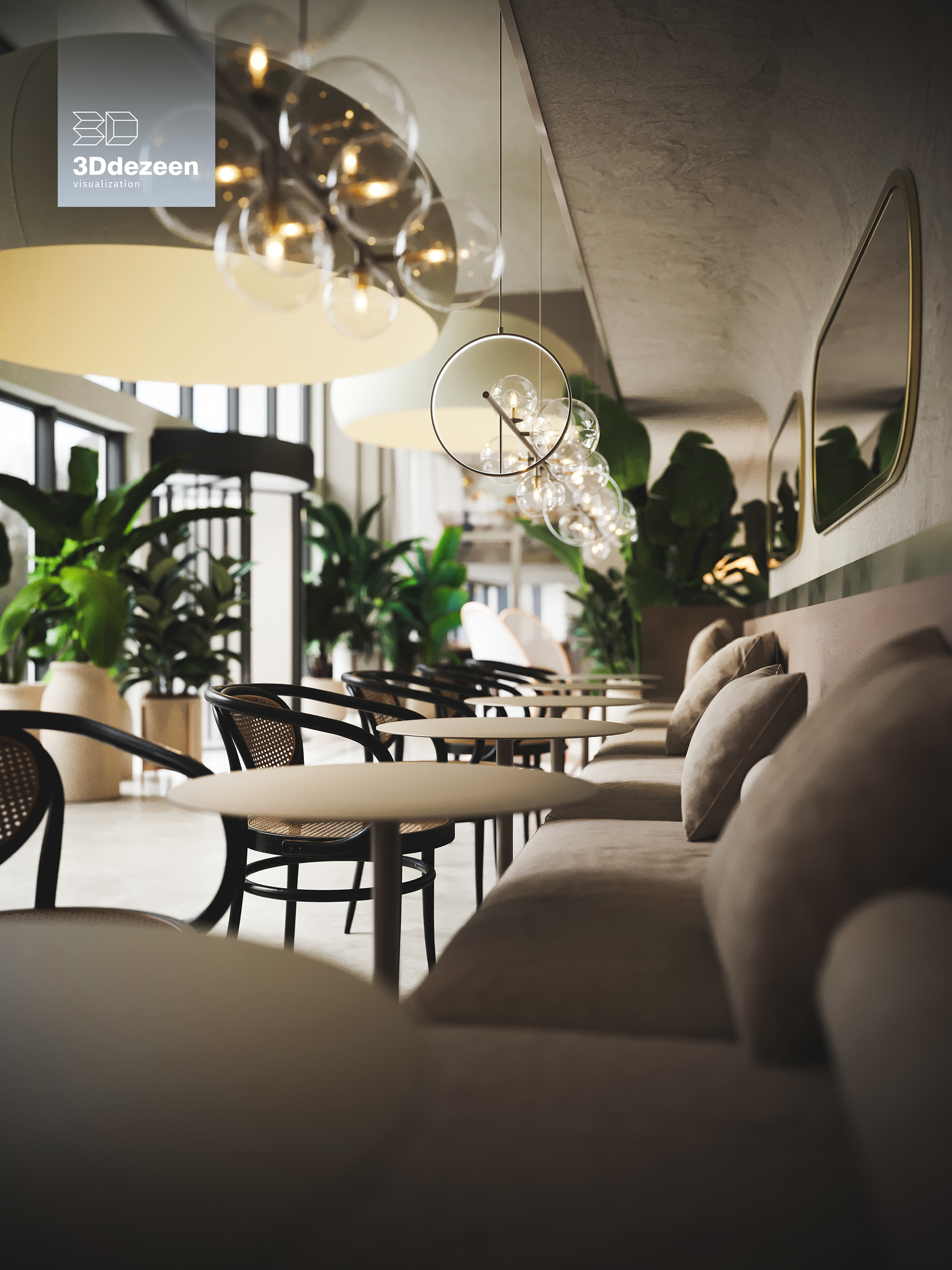 Restaurant | Interior Design | Visualization-10