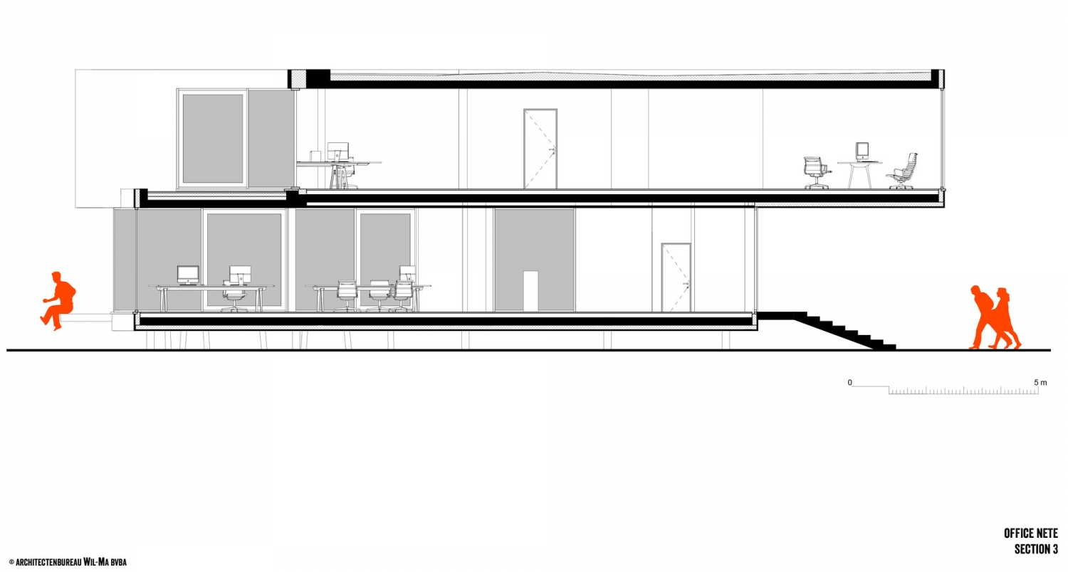 比利时 NETE 办公室丨architectenbureau Wil-Ma-38