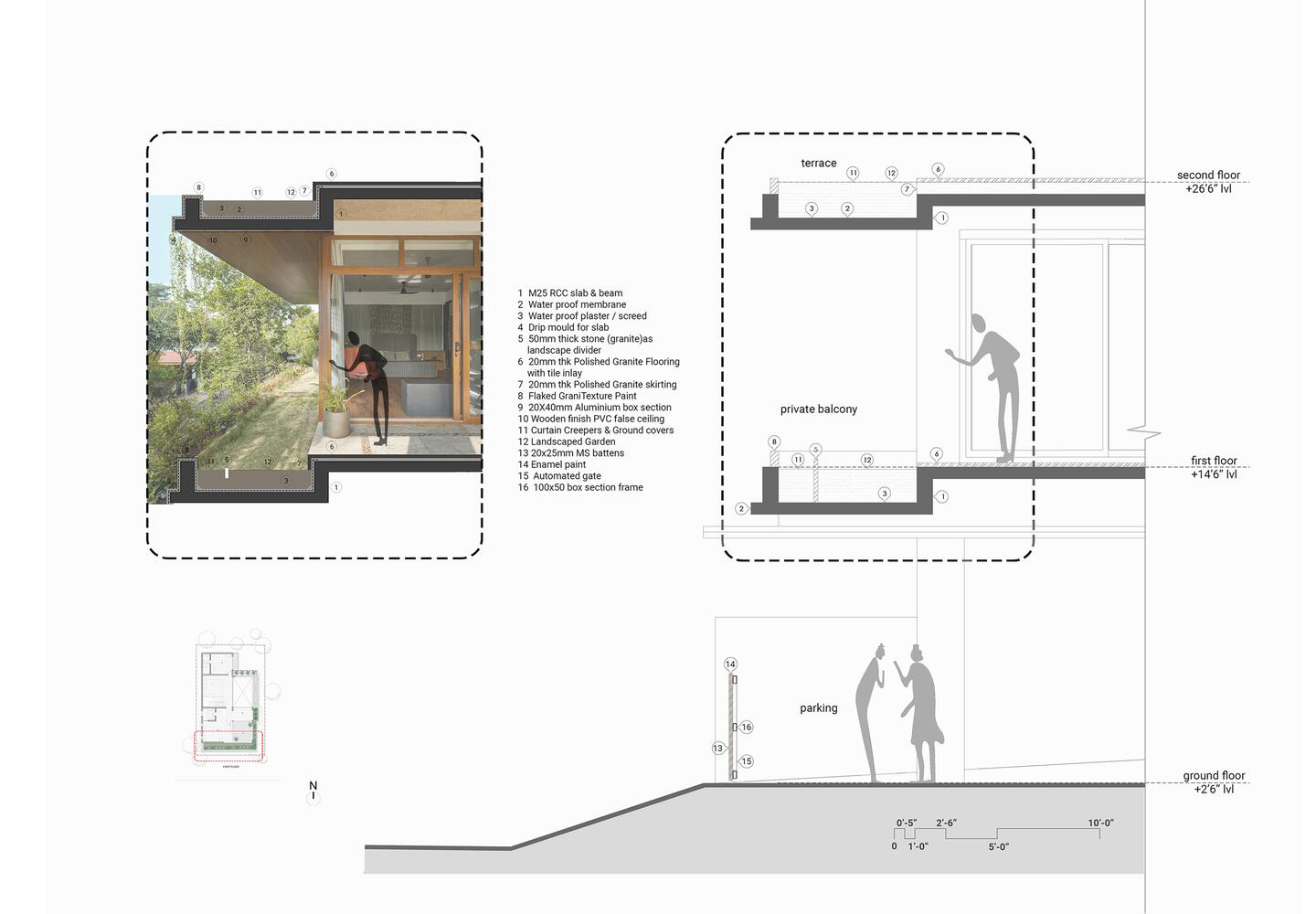 绿之屋别墅设计（绿色之家）丨印度班加罗尔丨戈者设计-18