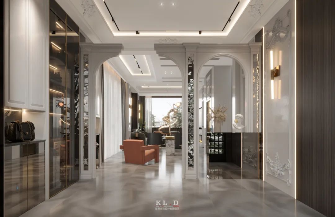 宜昌世纪山水法式轻奢豪宅丨中国宜昌丨KL·D 梁昆原创设计-20
