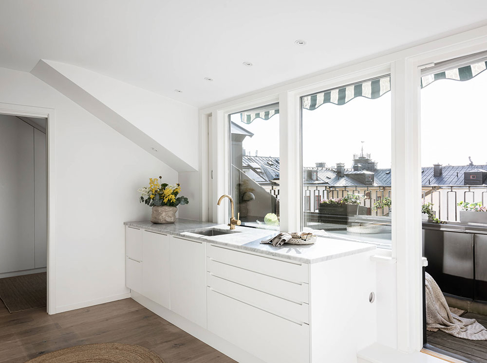 斯德哥尔摩白色豪华阁楼公寓-18