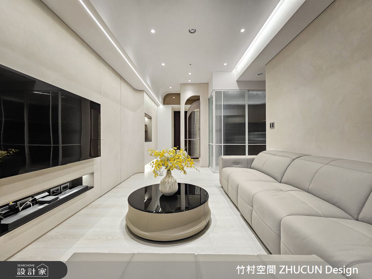 竹村·36轻。曦Light。Sun 20坪奶茶风设计案例丨竹村空间－设计家Searchome-11