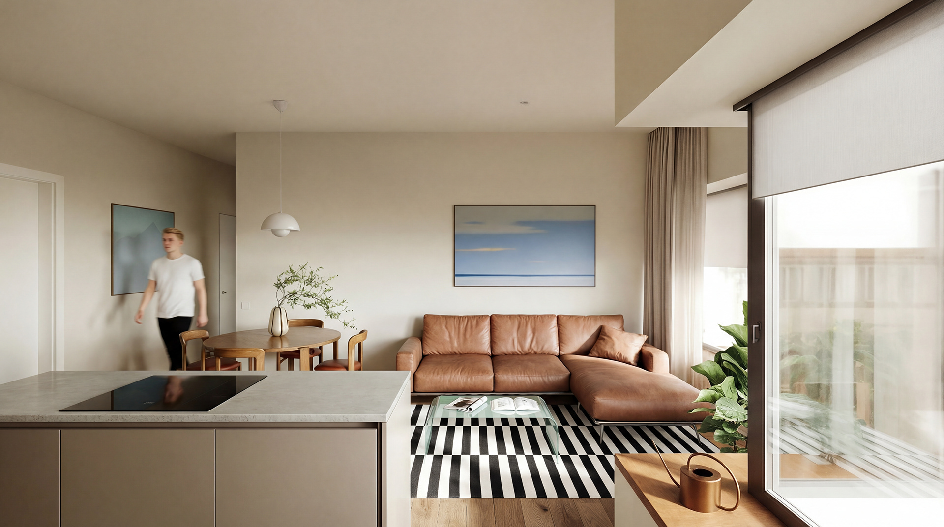 柏林公寓软极简风设计丨德国柏林丨Mosolova Valeria-8