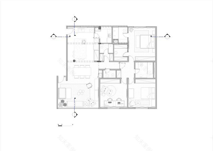 巴西圣保罗的现代舒适公寓设计-30