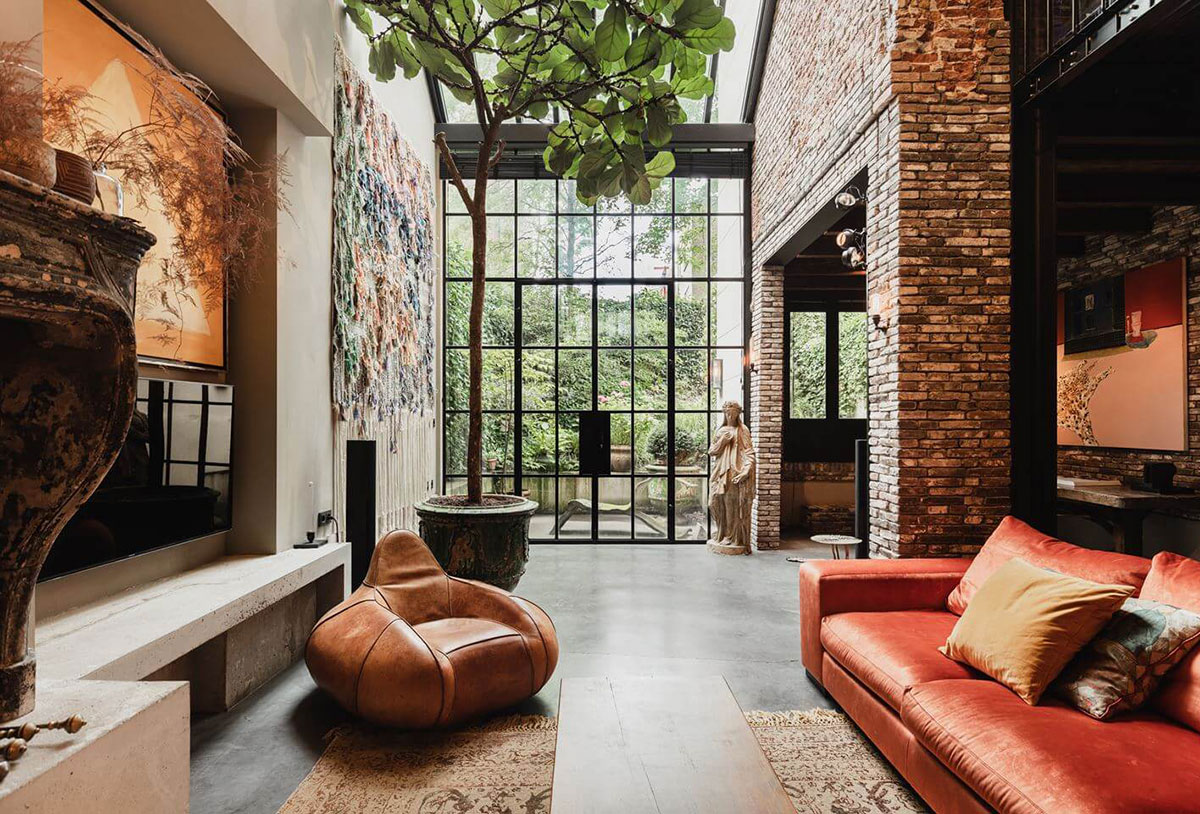 19 世纪阿姆斯特丹 townhouse 的现代工业风设计-3